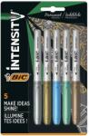 BIC Marker permanent BIC Intensity Metallic, 5 culori/set