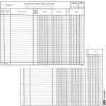  Fisa de cont pentru operatii diverse A4, 200 g/mp