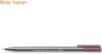 STAEDTLER Liner 0.3 mm culori pastel, STAEDTLER Triplus rosu tuscan