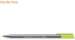 STAEDTLER Liner 0.3 mm culori pastel, STAEDTLER Triplus verde lime