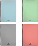ECADA Caiet cu spirala A4, 80 file, coperta plastic, ECADA matematica