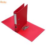 ACCENTA Biblioraft A4 plastifiat interior-exterior PP, 5 cm, ACCENTA rosu