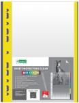 D. RECT File protectie cristal, 75 microni, 25 buc/set, margine color, D. RECT