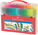 Faber-Castell Carioci cu clip 80 culori Connector FABER-CASTELL, FC155579