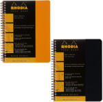 Rhodia Caiet cu spirala dubla A5, 80 file, RHODIA Note Book matematica