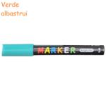 M&G Marker cu vopsea acrilica, varf rotund 2 mm, M-G verde albastrui