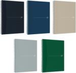 OXFORD Caiet cu spirala A4+, 70 file, matematica, OXFORD Origins gri