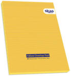 SKAG Blocnotes A4, 50 file dictando, hartie galbena, SKAG Plan
