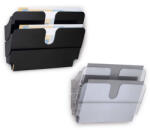 DURABLE Suport de perete pentru documente, 2xA4 landscape, DURABLE Flexiplus 2 transparent Dulap arhivare
