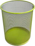  Cos pentru hartii, metalic, 12L, Mesh verde deschis Cos de gunoi