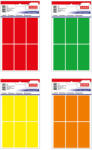 Tanex Etichete autocolante, 33x74 mm, TANEX, 30 buc/set rosu