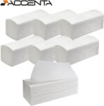 ACCENTA Servetele dispenser in V, 21x25 cm, 2 straturi, 150 buc/set, 20 seturi/bax, ACCENTA