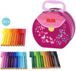 Faber-Castell Carioci cu clip 33 culori FABER-CASTELL Connector Gentuta, FC155537