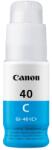 Canon Cartus Cyan Gi-40c, 3400c001aa, 7, 7k Original Canon Pixma G5040
