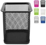  Suport instrumente de scris metalic, forma patrata, Mesh verde deschis