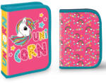 S-Cool Penar fete neechipat, cu fermoar si 2 clapete, S-COOL Unicorn Penar