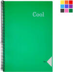 Keskin Color Caiet cu spirala A4, 72 file, coperta plastic, KESKIN COLOR Cool matematica