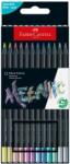 Faber-Castell Creioane colorate 12 buc/set FABER-CASTELL Black Edition Metallic, FC116415