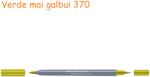Faber-Castell Markere 2 capete, acuarela FABER-CASTELL Goldfaber Aqua Dual verde mai galbui 370