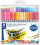 STAEDTLER Carioci cu 2 capete 0.5mm/3mm, 120 culori/set, STAEDTLER