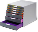 DURABLE Suport documente birou 7 sertare, DURABLE Varicolor Dulap arhivare