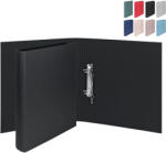 ROSSLER Caiet mecanic A4, 2 inele, 25 mm, ROSSLER Soho negru