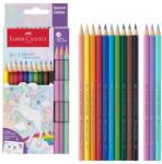 Faber-Castell Creioane colorate, 10+3 culori/set, FABER-CASTELL Unicorn, FC111219