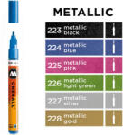 MOLOTOW Marker pictura cu vopsea acrilica, 2 mm MOLOTOW One4All 127HS Metallic metallic gold