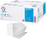 Papernet Servetele dispenser in V, 21x22 cm, 1 strat, 320 buc/set, 15 seturi/bax, PAPERNET V-Fold Dry Tech 417216