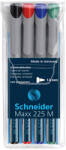 Schneider Marker nepermanent SCHNEIDER Maxx 225 M, 4 culori/set