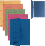 ELBA Dosar carton colorat cu capse, coperta 1/2, ELBA roz inchis