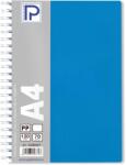 PAPERLAND Caiet cu spirala A4, 120 file, dictando, coperta plastic, PAPERLAND PP400 albastru