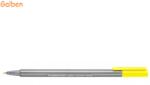 STAEDTLER Liner 0.3 mm, culori neon, STAEDTLER Triplus galben