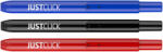 MORRIS Marker permanent cu mecanism, MORRIS Just Click, MRP-106 albastru