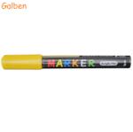 M&G Marker cu vopsea acrilica, varf rotund 2 mm, M-G galben