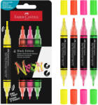 Faber-Castell Marker vopsea acrilica neon, cu doua capete, FABER-CASTELL Shake and Paint, 4 culori/set
