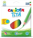 CARIOCA Creioane colorate 24 culori/set CARIOCA Tita