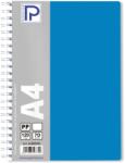 PAPERLAND Caiet cu spirala A4, 120 file, velin, coperta plastic, PAPERLAND PP400