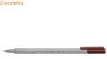 STAEDTLER Liner 0.3 mm, culori clasice, STAEDTLER Triplus ciocolatiu