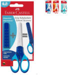 Faber-Castell Foarfeca pentru copii, cu protectie grip, FABER-CASTELL turcoaz