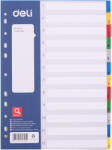 Deli Index plastic color numeric 1-12, DELI