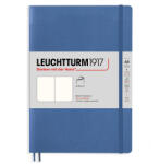 LEUCHTTURM1917 Caiet cu elastic A5, 61 file, velin, LEUCHTTURM1917 Pastel albastru