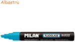 MILAN Marker tabla magnetica sticla MILAN Fluoglass albastru