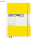 LEUCHTTURM1917 Caiet cu elastic A5, 125 file, dictando, LEUCHTTURM1917 galben