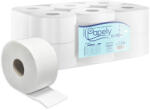 PAPELY Hartie igienica mini jumbo PAPELY, 2 straturi, 100 m/rola, 12 role/set