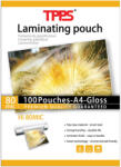 TPPS Folie laminare A4, 80 microni, TPPS, 100 buc/top