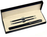 Stilou metalic cu 4 rezerve, in cutie cadou, Black 1F06