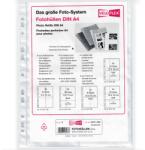 VELOFLEX File protectie A4 pentru fotografii 10x15 cm, 8 poze/fila, 5 file/set, VELOFLEX