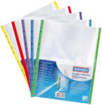 DONAU File protectie cristal, 40 microni, 25 buc/set, margine color DONAU