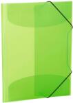 HERMA Mapa plastic A3 cu elastic si burduf 30 mm, HERMA verde deschis